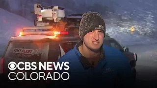 See what it s like to drive in snow squall conditions in Colorado s mountains
