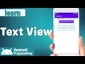 TextViews in android - TextViews properties in android programmatically add textivews