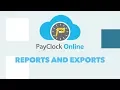 Lathem PayClock Online - Reports and Exports