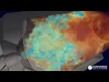 In Situ Post-Processed LDI Gas Turbine Combustor Simulation