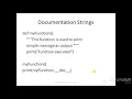 Python documentation String