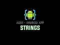 AIDE Tutorial - Android App Strings