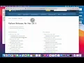 Apple silicon Macbook Air python3 installation