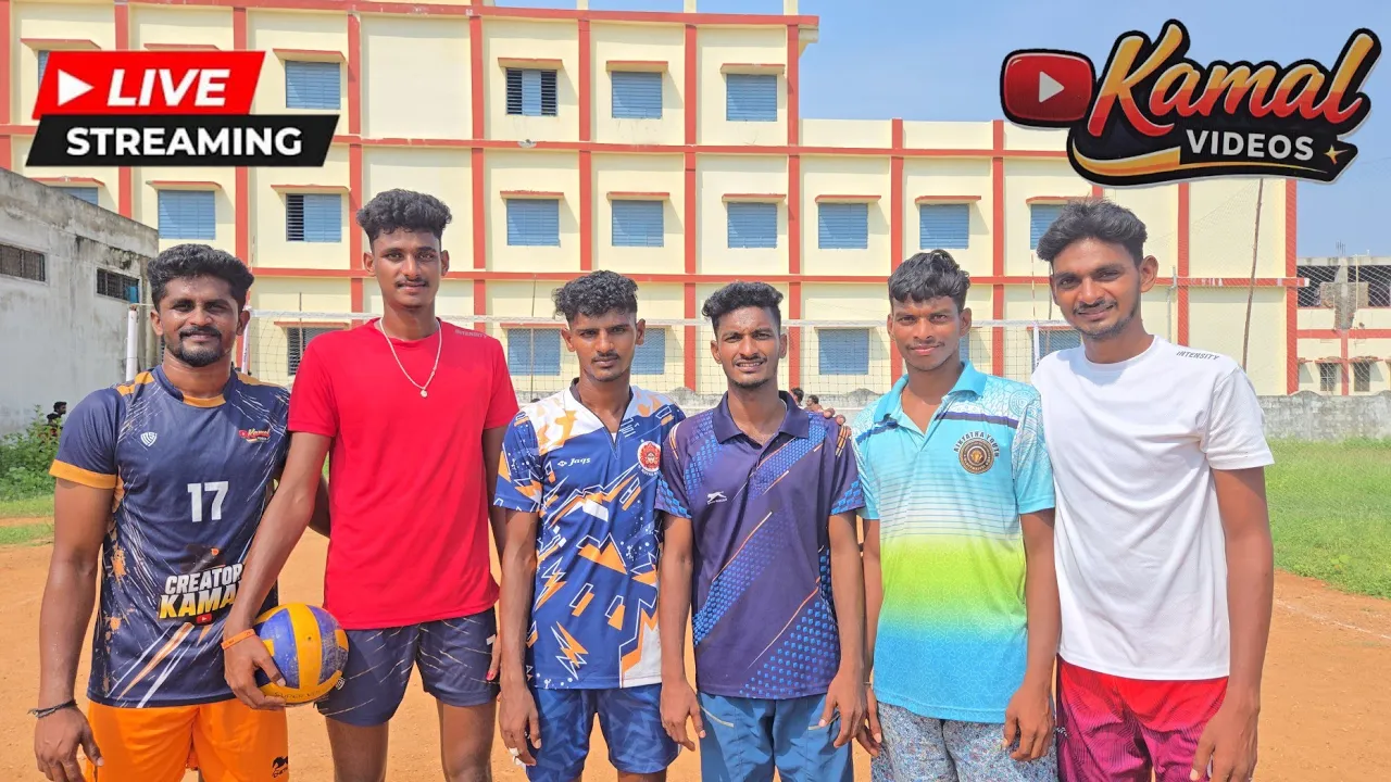 Palnadu 🆚️ Bapatla | Live stream | Volleyball match | #kamalvideos | 📍Sattenapalli |