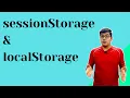Session storage and Local storage Session management in web application