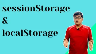 Session storage and Local storage Session management in web application