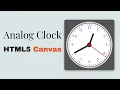 Dynamic Analog Clock Design using HTML5 Canvas and JavaScript Creative JS Coder