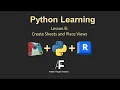 Python in Dynamo-Lesson Create Sheets and Place Views