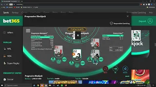 2 to 10 000 on progressive Blackjack Bet365