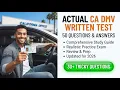 california dmv driving written test guide 50 Questions with Explained Answers