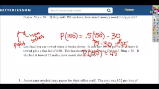 Function Notation in Context