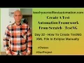 How To Create Testng XML File In Eclipse Manually TestNG XML File