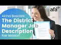 The District Manager Job Description