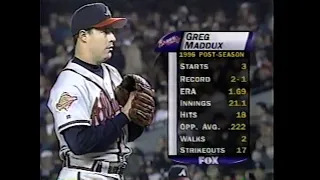 Atlanta Braves at New York Yankees 1996 World Series Game 2 October 21 1996