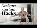 How to Select Hang Curtains Like a Pro Budget Interior Design Hacks