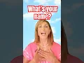 Fun English Chant for Kids What s Your Name Classroom Song