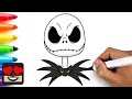 How To Draw Jack Skellington A Nightmare Before Christmas