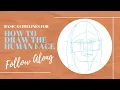 Drawing Facial Proportions for Beginners Famous Faces Free Worksheet