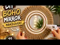 Beautiful Boho Mirror DIY decor