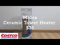 Unboxing Midea Ceramic Tower Heater from Costco allinall-arun