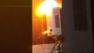 انفجار سخان الغاز 