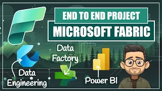 End to End Data Project with Microsoft Fabric - Data Engineering Data Factory and Power BI