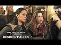 Resident Alien s Sara Tomko Alice Wetterlund Are The Thelma And Louise Of The Show