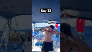 Day 22 sailing from Oregon to Hawaii