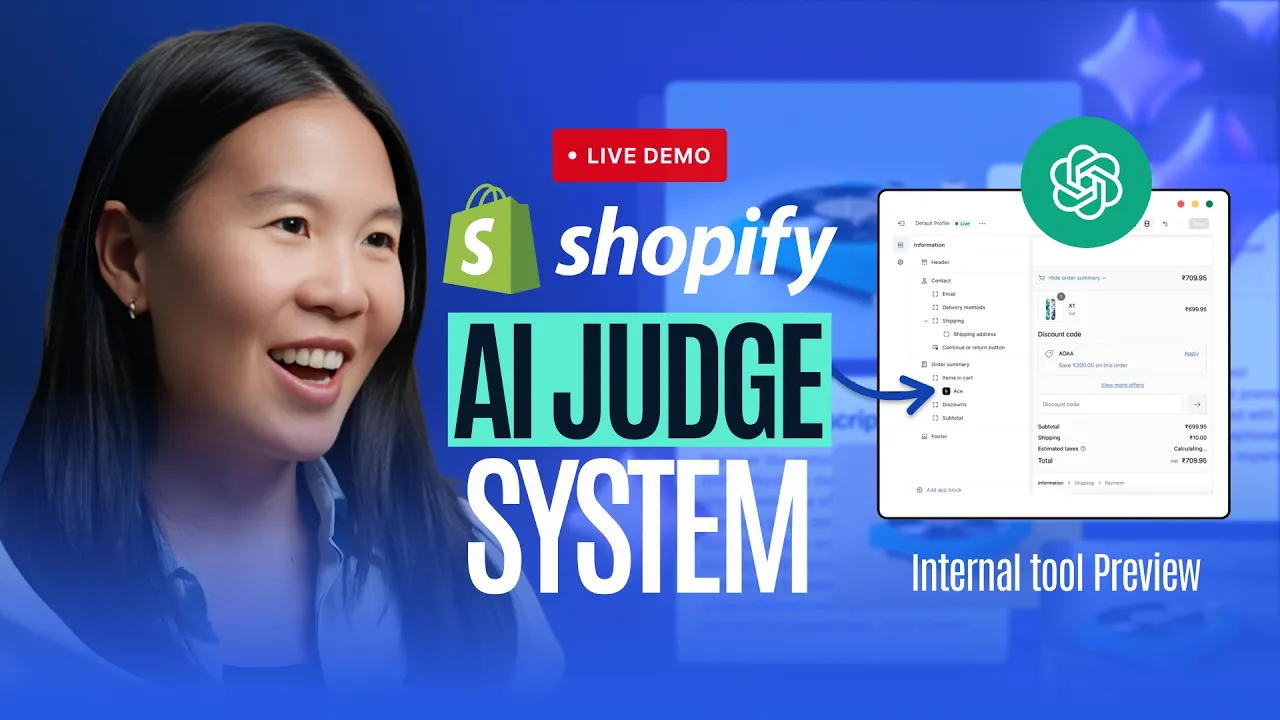 Shopify VP of Product on Transforming SaaS to AI-Native and Building $100B+ Agent-Led Commerce | Vanessa Lee | E288 - YouTube thumbnail