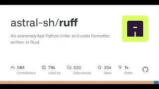GitHub - astral- An extremely fast Python linter and code formatter written in Rust
