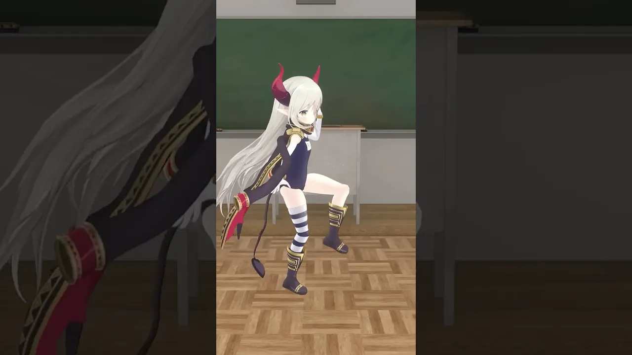 トンツカタンタン/クレイジーウォウウォ!! 空き教室で踊ってみた。 #shorts #vtuber #にじさんじ えま★おうがすと