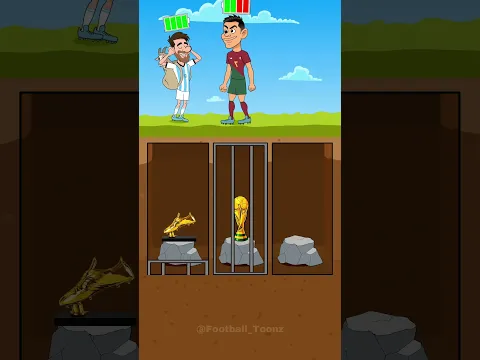Ronaldo and Messi Singing Challenge, who wins the World Cup ( Animation Meme ) #animation