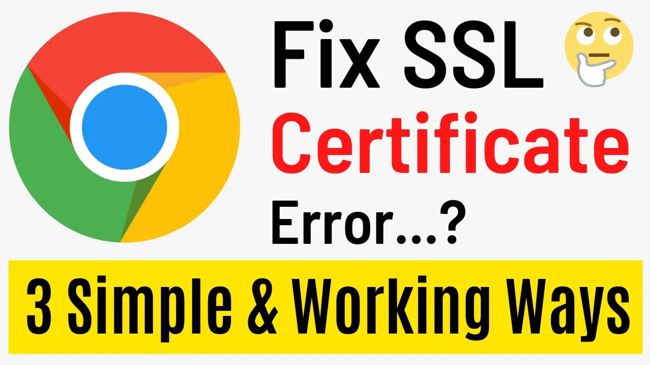 How To Fix Your Connection Is Not Private || NET::ERR_CERT_DATE_INVALID || Google Chrome Error