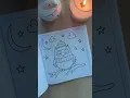 Christmas colouring book flip through