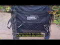 Review Hikemoon 400L Double Decker Wagon with Tailgate 54 Extra Long 560LBS Heavy Duty Wagons Car