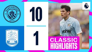 3 hat tricks man city 10 1 huddersfield town classic highlights