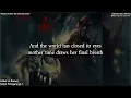 IN FLAMES - FOREGONE PT.1 (LYRICS ON SCREEN)
