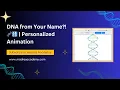 Create a DNA Visualizer with JavaScript Animated SVG Based on Your Name