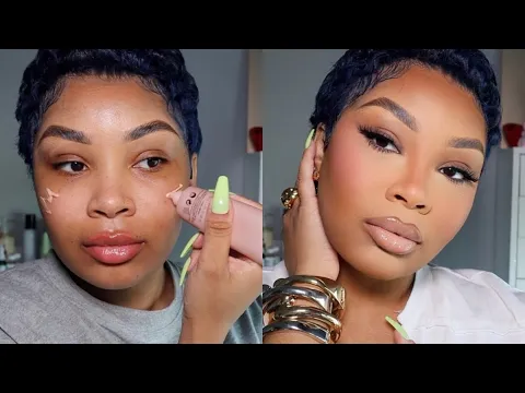 Download MP3 *DETAILED* Soft Summer Makeup for Black Girls | AALIYAHJAY