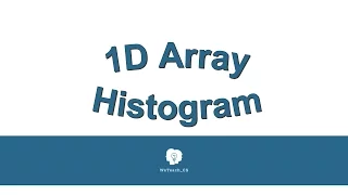 1D Array Histogram 081116