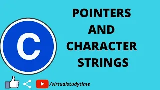 Pointers and Character Strings in c