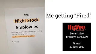 HyVee NightStock Gets Fired - - Meeting 29 September 2020