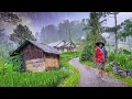 Download Lagu ONTSPANNENDE WANDELING IN KOUD AZIATISCH DORP MET HEVIGE REGEN, DIEPE SLAAP MET REGENGELUIDEN