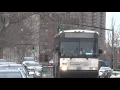 New Jersey Transit Bus NYC Bound MCI On The 165 168 Bus Cruising By On JFK Blvd East In Weehawken