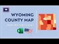 Wyoming County Map in Excel - Counties List and Population Map