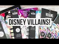 NEW Happy Planner Amazon Exclusive Disney Villains Products Flip Through of Stickers Planners