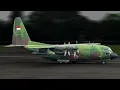 C-130 Hercules Mondar-mandir Bawa Bantuan Ke Sumatera‼️