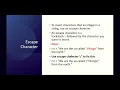 Escape characters to print double quotes python programming tutorial