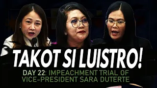 Day 22: VP Sara Duterte Impeachment (Part 3) Taktika ni Sheila Sison VS Divinagracia + Luistro