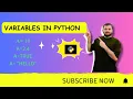 Variables Data Types in Python Python Tutorials for Engineers AI-ML Gen-AI